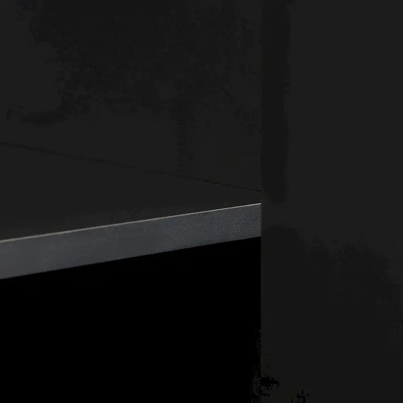Four-Door Sideboard with Metal Cross Legs