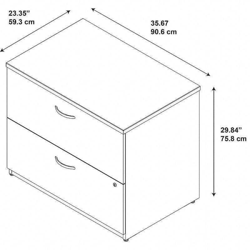 2-Drawer Lateral File Cabinet