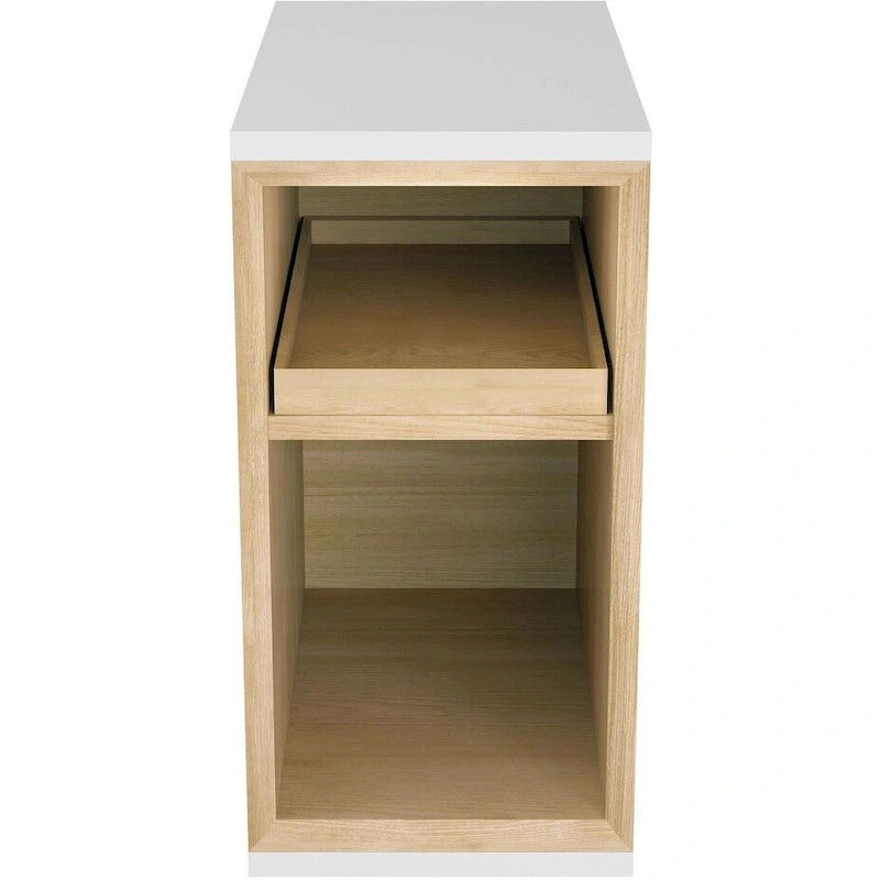 Wall-Mounted Vanity Middle Cabinet with Removable Tray