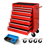 Rolling Tool Chest, Tool Chest with 7 Drawers & Wheels