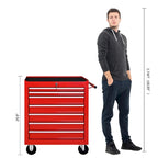 7-Drawer Rolling Tool Chest with Wheels
