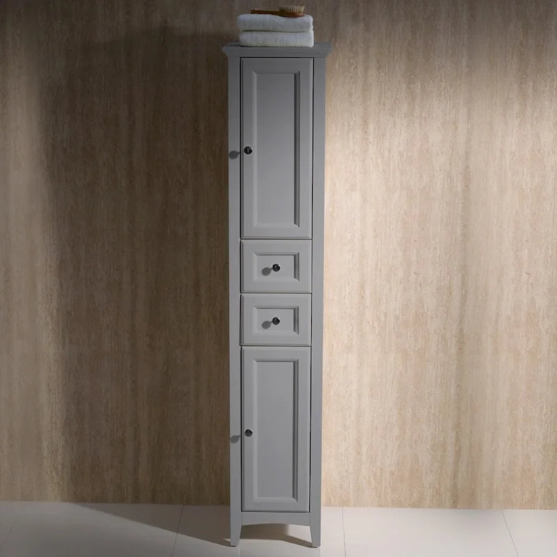 68-Inch Free Standing Bathroom Linen Tower Cabinet