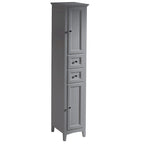 68-Inch Free Standing Bathroom Linen Tower Cabinet