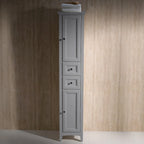 68-Inch Free Standing Bathroom Linen Tower Cabinet