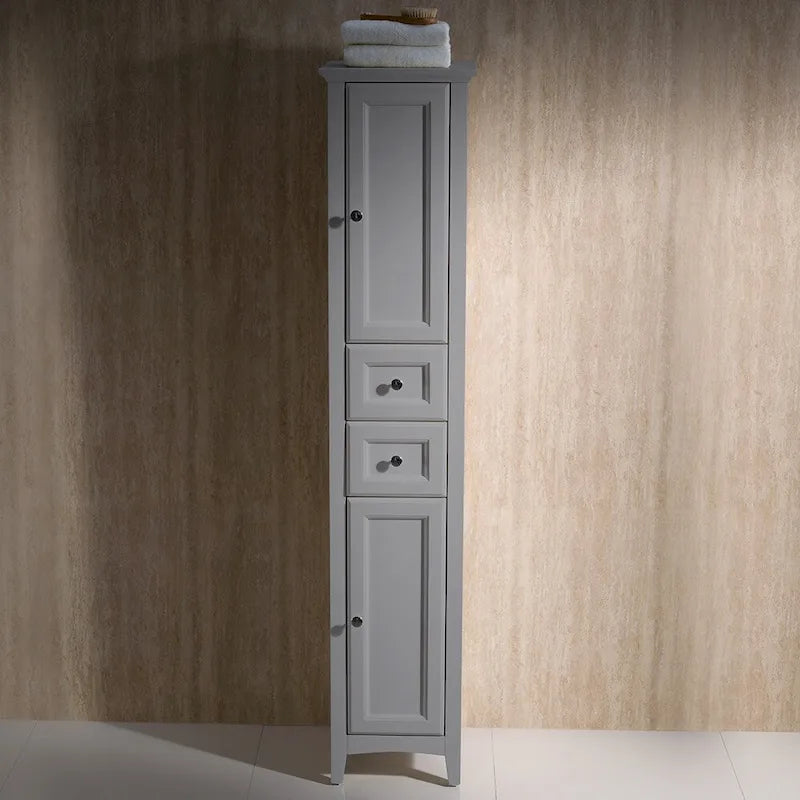 68-Inch Free Standing Bathroom Linen Tower Cabinet