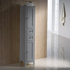 68-Inch Free Standing Bathroom Linen Tower Cabinet