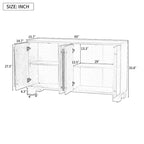 Sideboard Buffet Cabinet with Adjustable Shelves