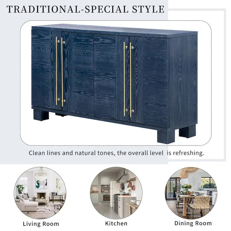 Sideboard Buffet Cabinet with Adjustable Shelves