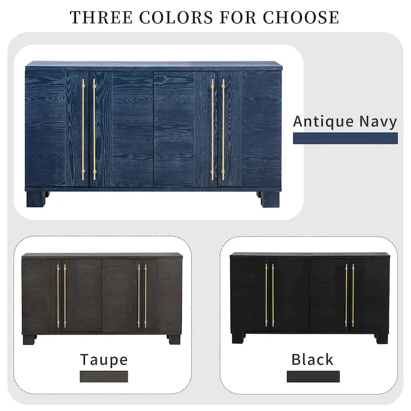Sideboard Buffet Cabinet with Adjustable Shelves