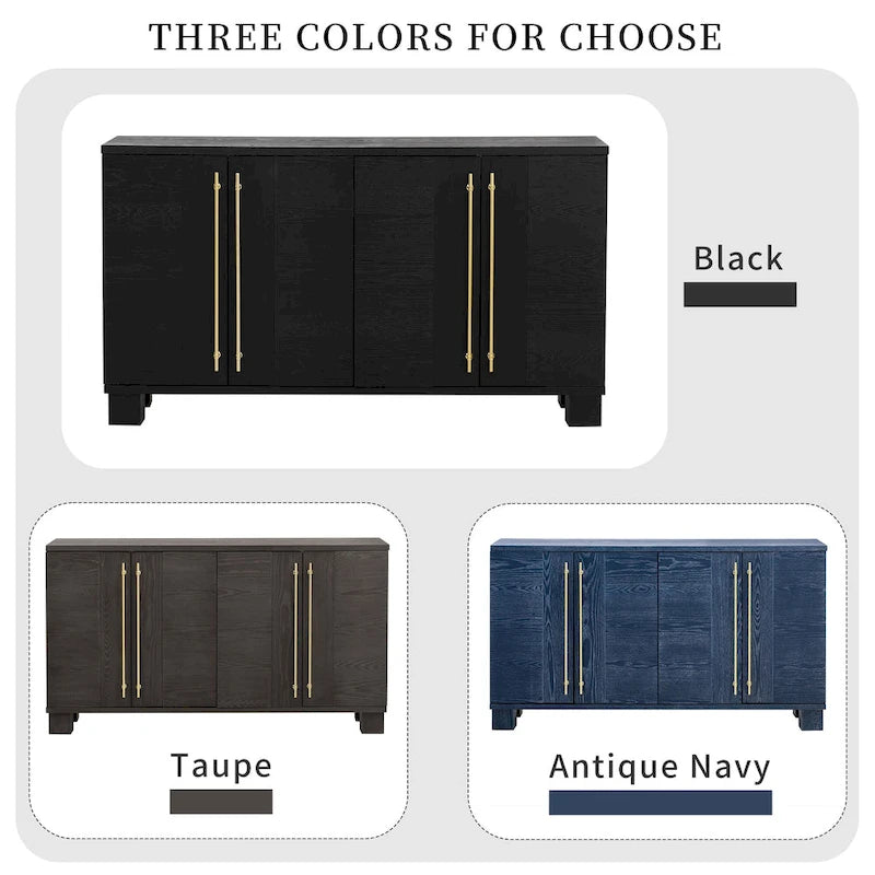 Sideboard Buffet Cabinet with Adjustable Shelves