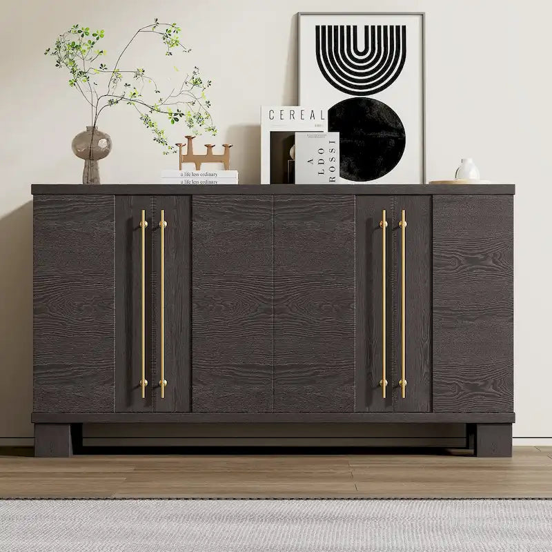 Sideboard Buffet Cabinet with Adjustable Shelves