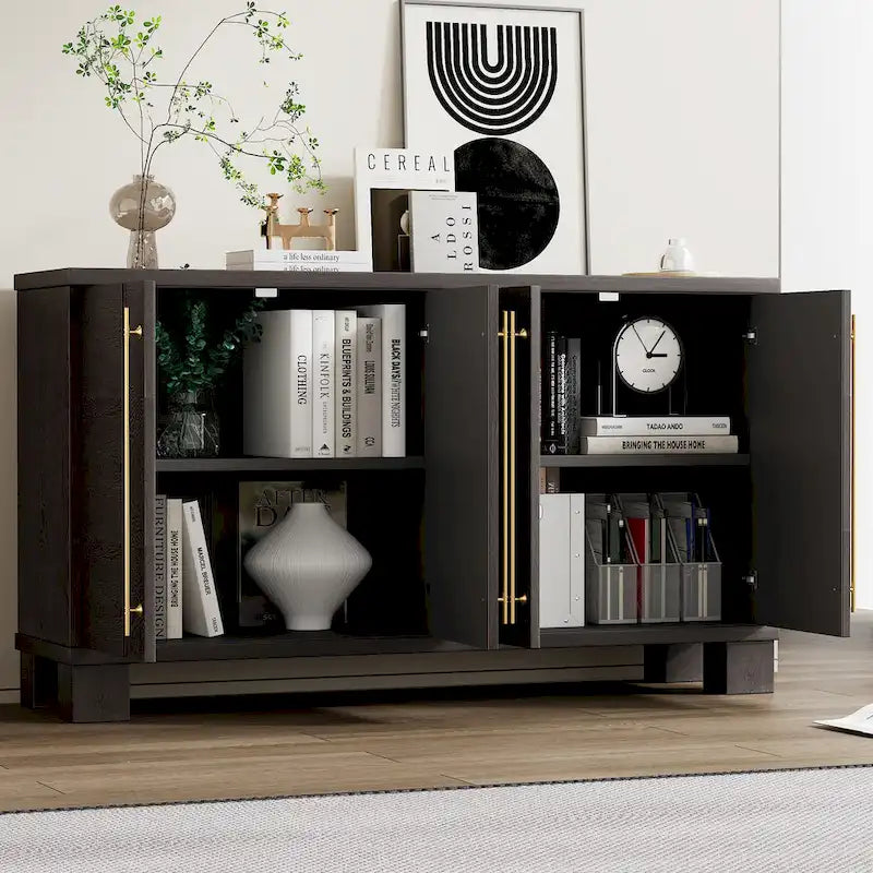 Sideboard Buffet Cabinet with Adjustable Shelves
