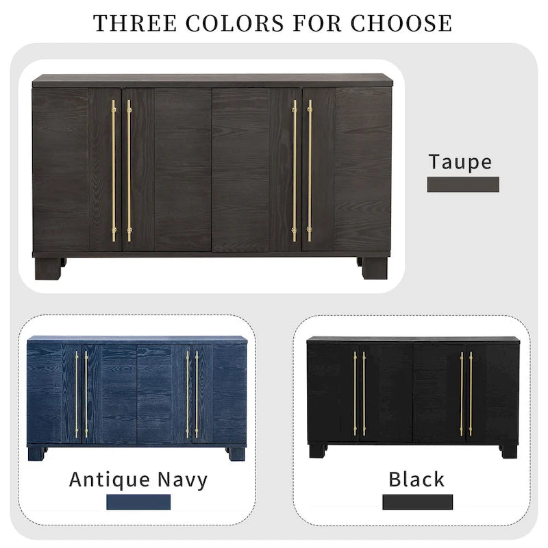 Sideboard Buffet Cabinet with Adjustable Shelves