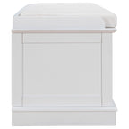 Storage Bench with 4 Doors and Adjustable Shelves