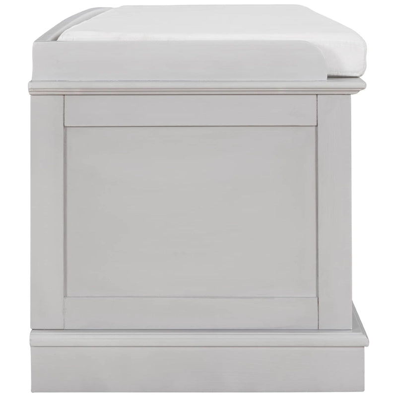 Storage Bench with 4 Doors and Adjustable Shelves