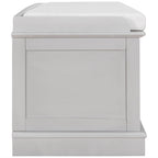 Storage Bench with 4 Doors and Adjustable Shelves