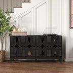 Mid-Century Modern Storage Cabinet with Adjustable Shelves
