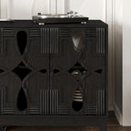 Mid-Century Modern Storage Cabinet with Adjustable Shelves