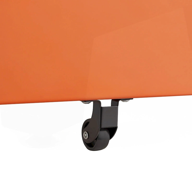 3-Drawer Mobile Filing Cabinet with Lock and Casters