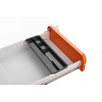 3-Drawer Mobile Filing Cabinet with Lock and Casters
