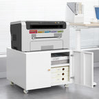 2-Door Printer Stand with Storage
