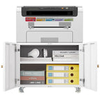 2-Door Printer Stand with Storage