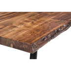 Solid Wood Dining Bench in Natural Acacia