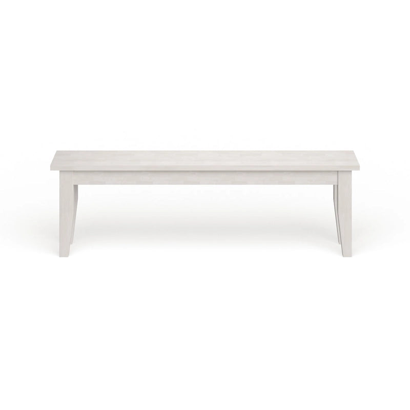 Shaker Style Bench – Unfinished Solid Wood