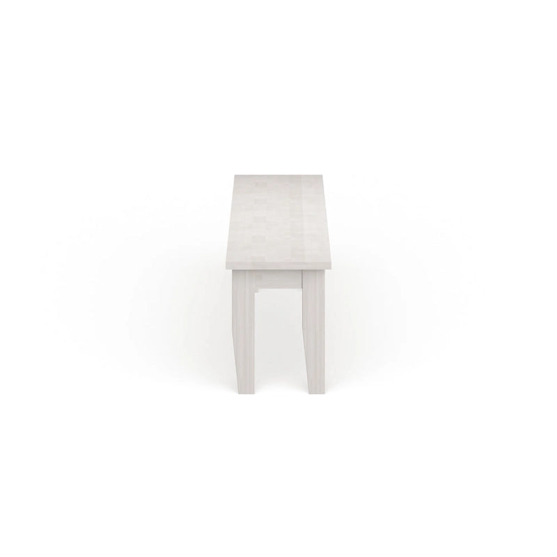 Shaker Style Bench – Unfinished Solid Wood
