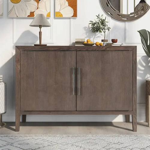 2-Door Storage Cabinet with Adjustable Shelf