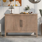 2-Door Storage Cabinet with Adjustable Shelf