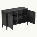 2-Door Storage Cabinet with Adjustable Shelf