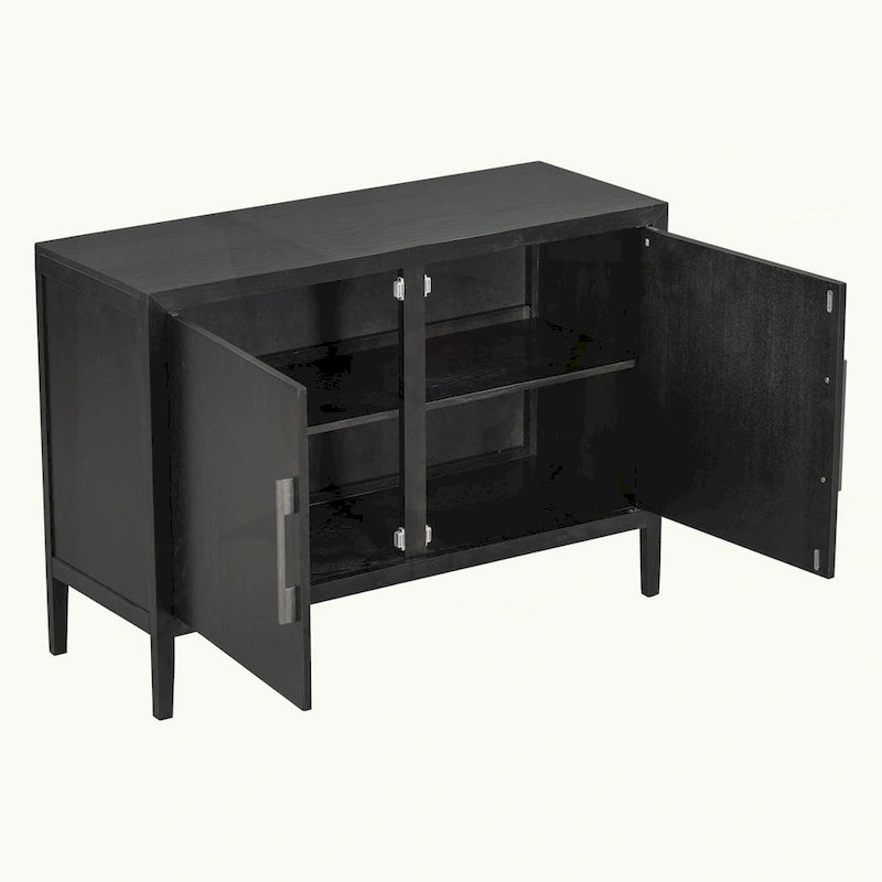2-Door Storage Cabinet with Adjustable Shelf