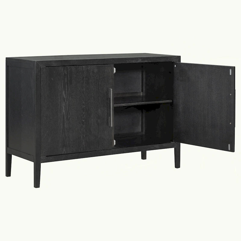 2-Door Storage Cabinet with Adjustable Shelf