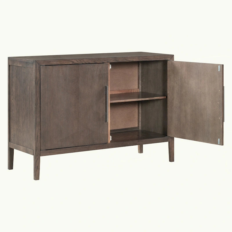 2-Door Storage Cabinet with Adjustable Shelf