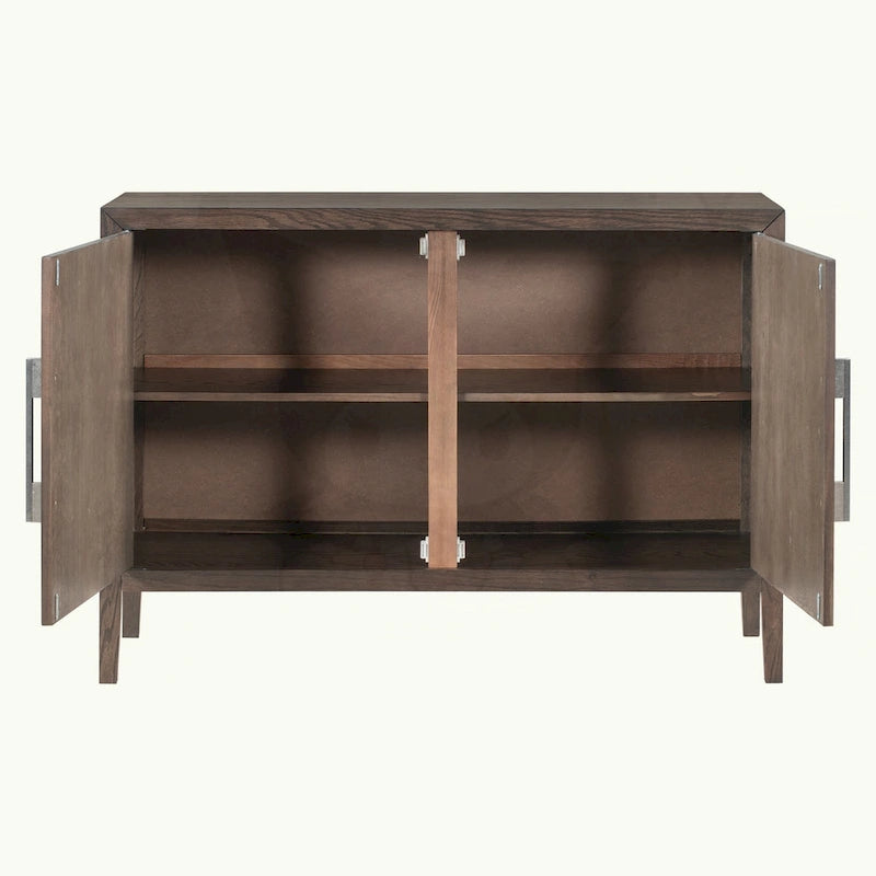 2-Door Storage Cabinet with Adjustable Shelf