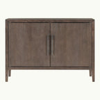 2-Door Storage Cabinet with Adjustable Shelf