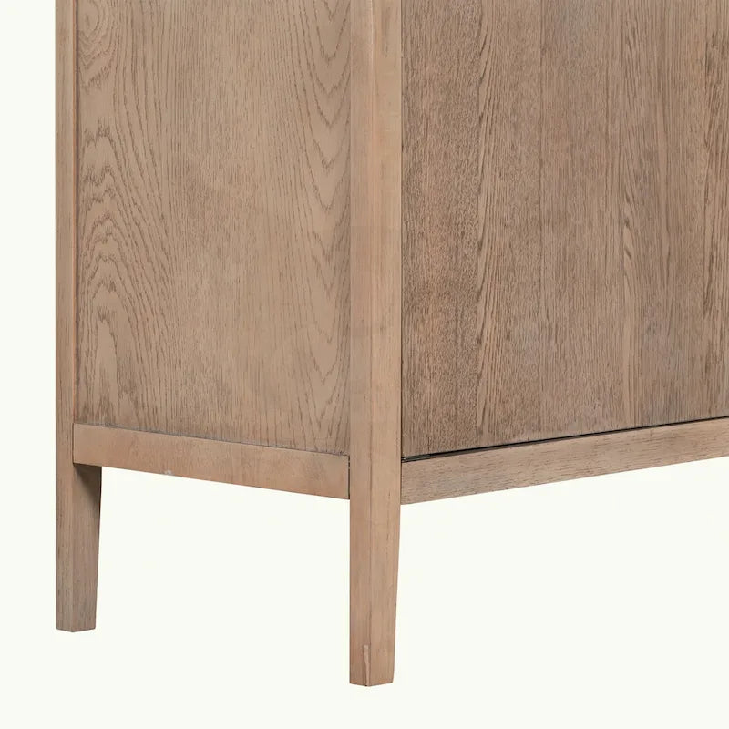 2-Door Storage Cabinet with Adjustable Shelf