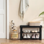 3-Tier Bamboo Shoe Rack Bench