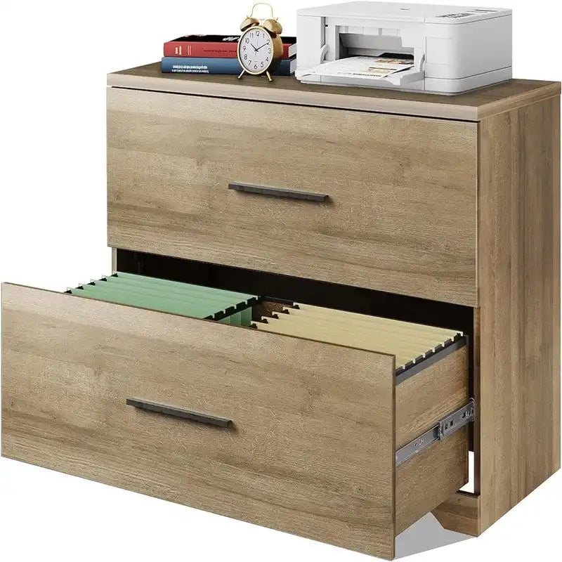 2-Drawer Wood Lateral File Cabinet