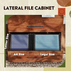 2-Drawer Wood Lateral File Cabinet