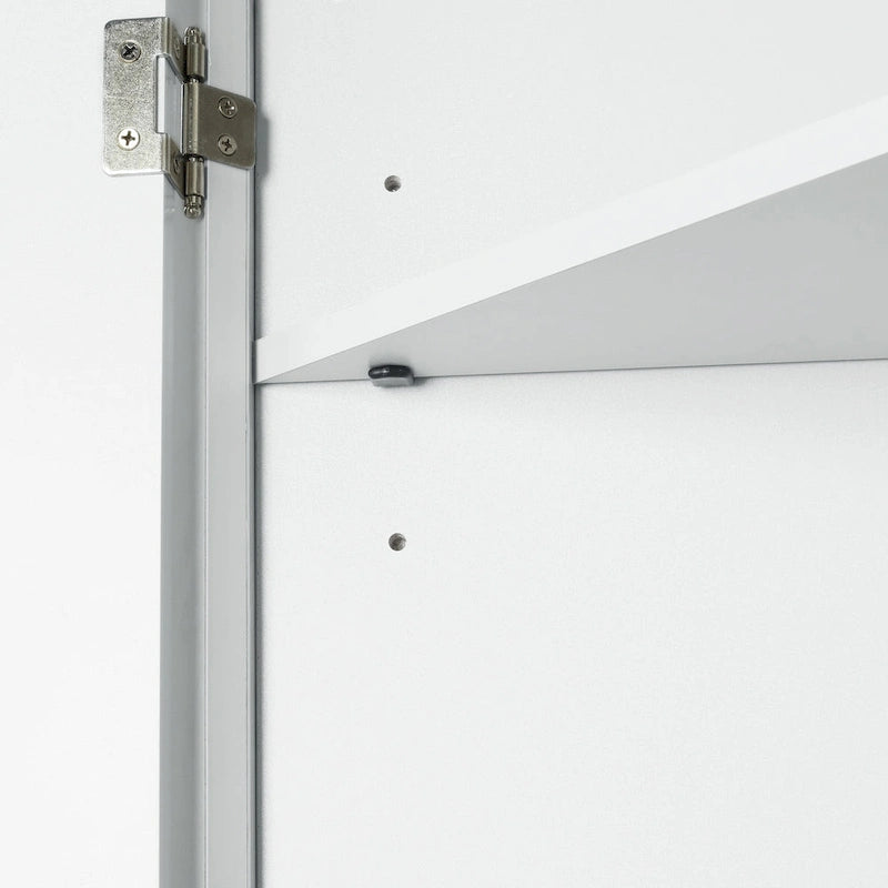 Corner Storage Cabinet with Adjustable Shelves