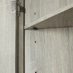 Corner Storage Cabinet with Adjustable Shelves