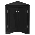 Corner Storage Cabinet with Adjustable Shelves
