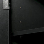 Corner Storage Cabinet with Adjustable Shelves