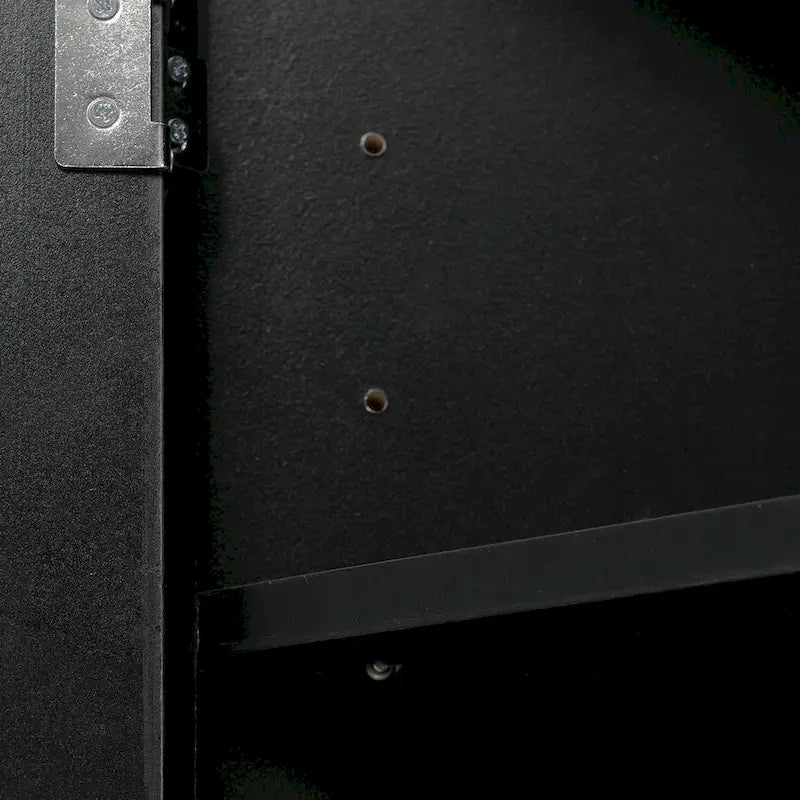 Corner Storage Cabinet with Adjustable Shelves