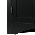 Corner Storage Cabinet with Adjustable Shelves