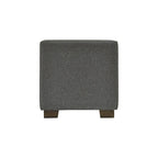 Dark Grey Upholstered Storage Bench - 54W x 18D x 18H