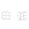 4-Shelf Storage Cabinet