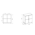 4-Shelf Storage Cabinet